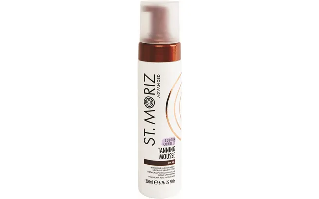 St Moriz Colour Correcting Tanning Mousse Dark 200 Ml