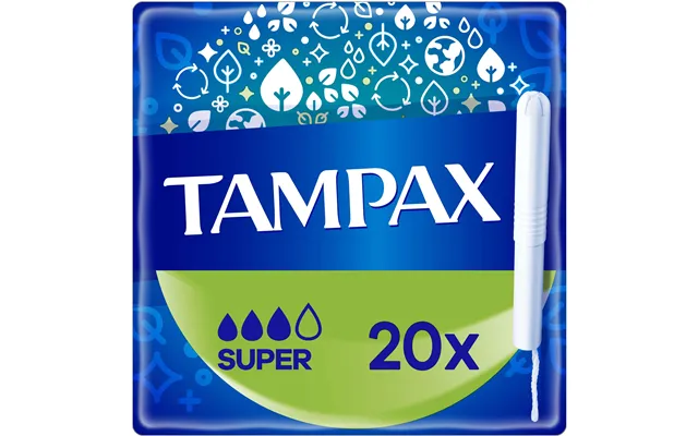 Tampax Super Tampons With Cardboard Applicator