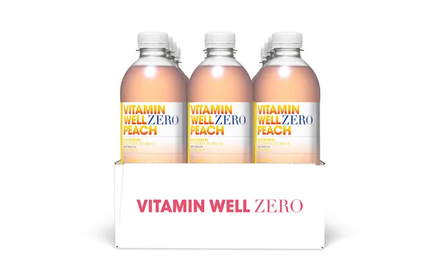 Vitamin Well Zero Peach 500 Ml X 12