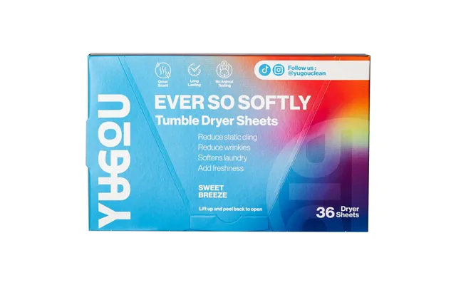 Yugou Ever So Softly Tumble Dryer Sheets Sweet Breeze
