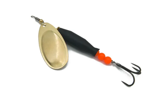 4profishing Firefly Hardtail -messing Blad-sort Krop Orange-16 Gr