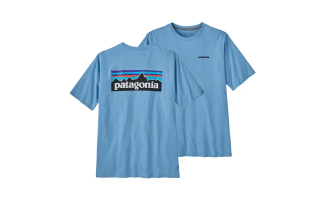 M-patagonia M's P-6 Logo Responsibili-tee-lago Blue Lagb