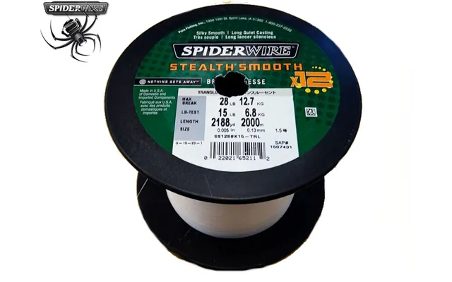 Påspoling Af Fletline-spiderwire Stealth Smooth X12-0,09mm-translucent