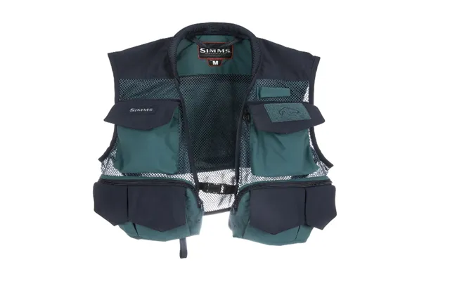 Simms Tributary Vest-deep Sea Green-m