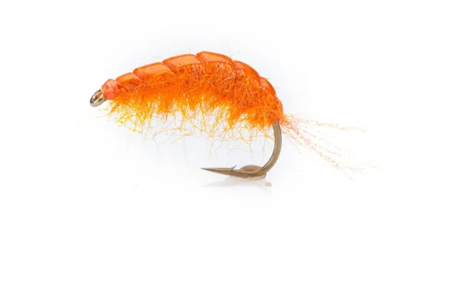 Unique Flies Seatrout Flies-tangloppen Orange