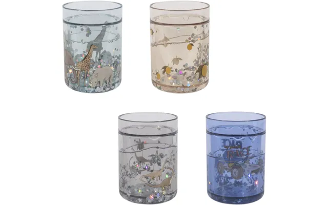 4 Pack Glitter Cups