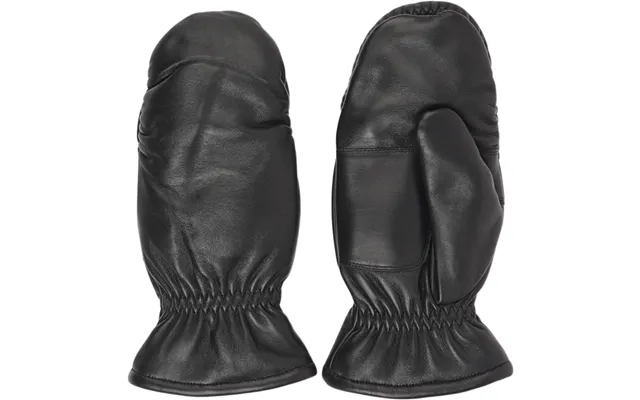 Amalfi Soft Leather Mittens W Terry Fleece Lining