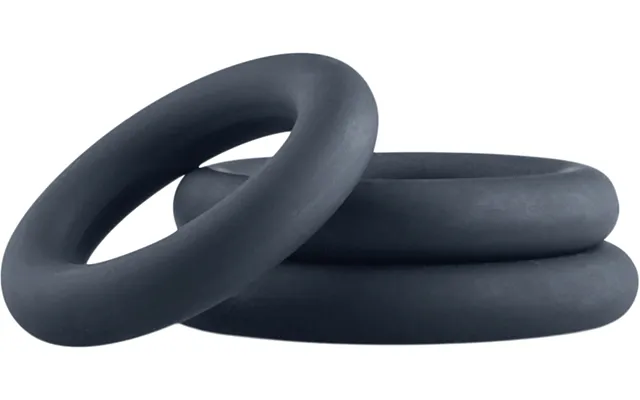 Boners 3piece Cock Ring Set - Grey