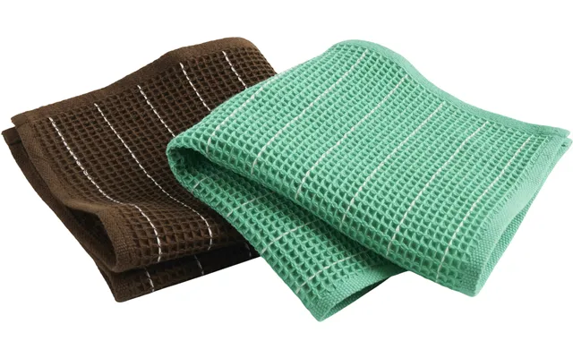 Canteen Dish Clothset Of 2-chocola