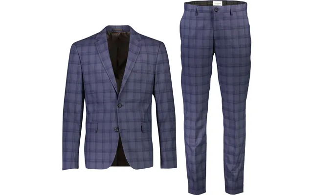 Checked Stretch Suit