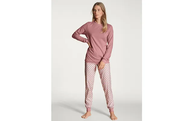Damen Pyjama Mit Bündchen