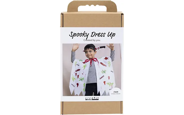 Diy Kit Spooky Udklædning - Kappe Og Hårbøjle