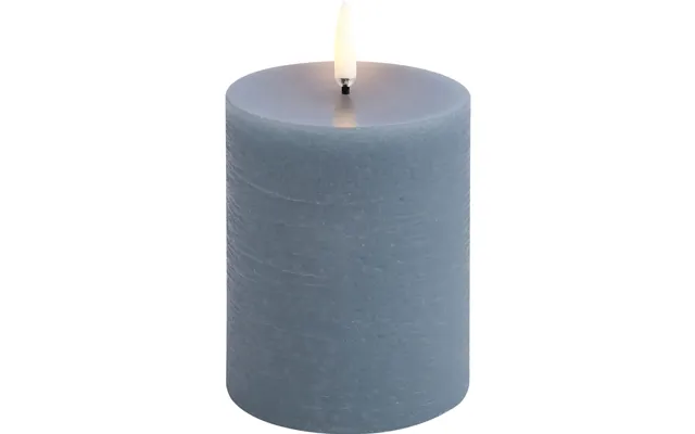 Led Pillar Candle - Hazy Blue
