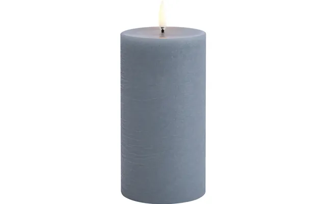 Led Pillar Candle - Hazy Blue