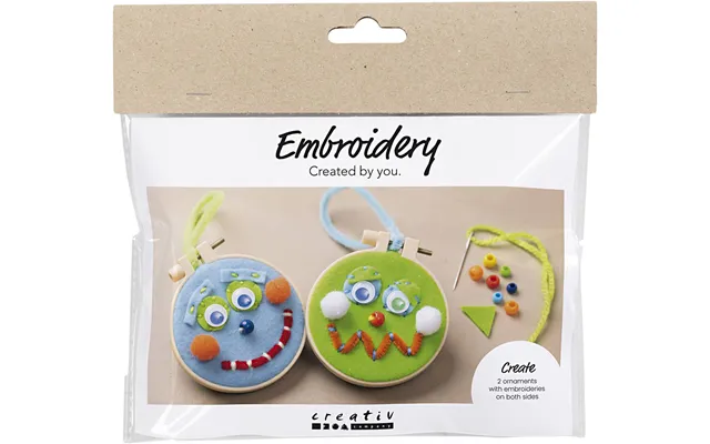 Mini Diy Kit Broderi - Ansigter