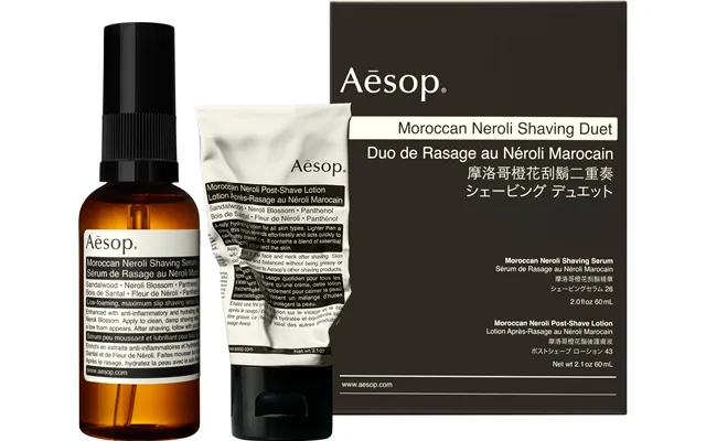 Moroccan Neroli Shaving Duet