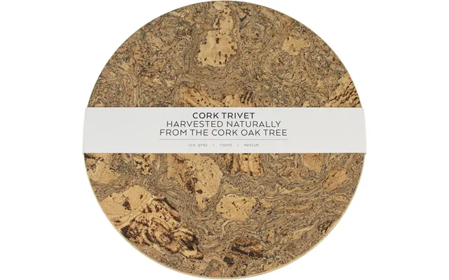 Natural Cork Rund Bordskåner Medium