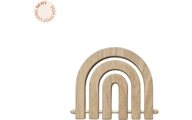 Rainbow Wooden Trivet