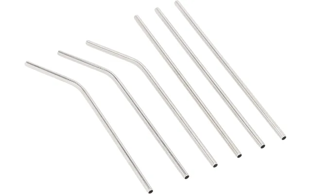 Sugerør 6 Stk. 21 Cm Rustfrit Stål