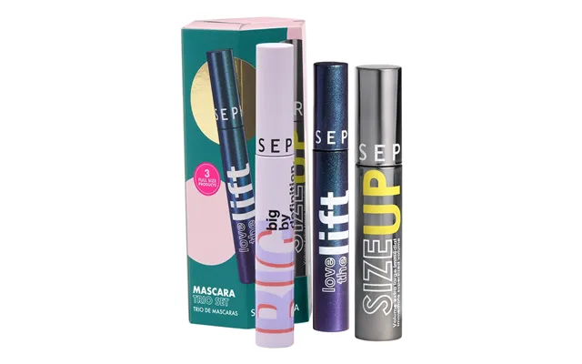 Trio De Mascaras 3 Mascaraer - 3 Effekter Volumen