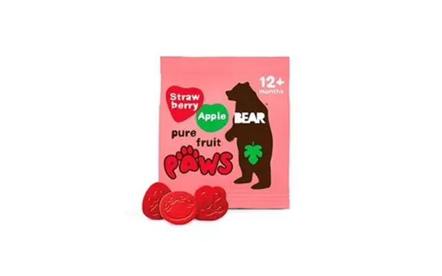 Bear Dino Paws, Jordbær Æble - 20 G