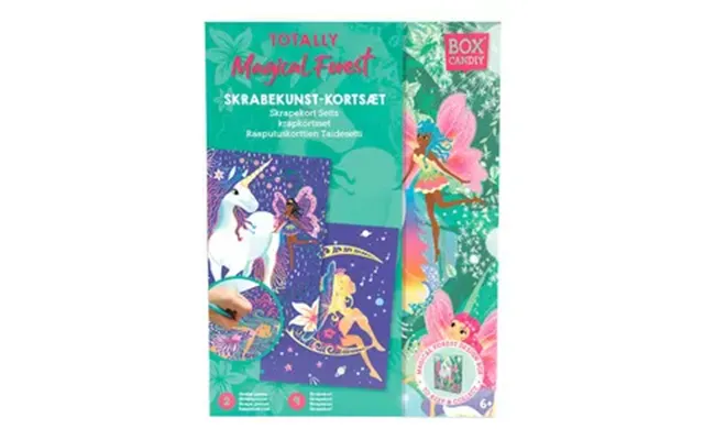 Box Candiy Scratch Art - Totally Magical Forest