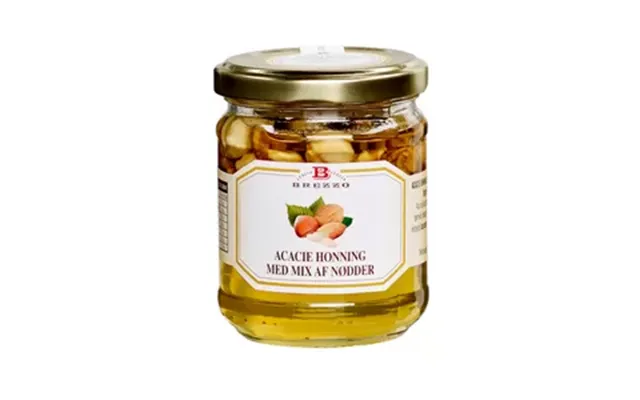 Brezzo Nødder Acacie Honning Med Mixed Nødder - 240 G