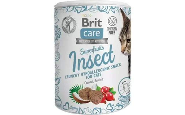 Brit Care Cat Snack Superfruits, Insekt - 100 G