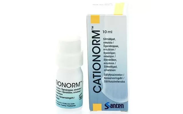 Cationorm Øjendråber - 10 Ml.