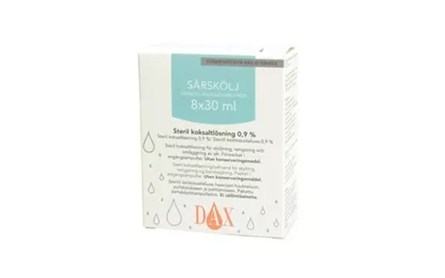 Dax Sårskylning - 8 X 30 Ml