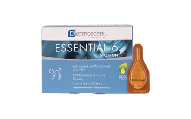Dermoscent Essential 6 -on, Hudpleje Til Katte - 4x0,6 Ml.