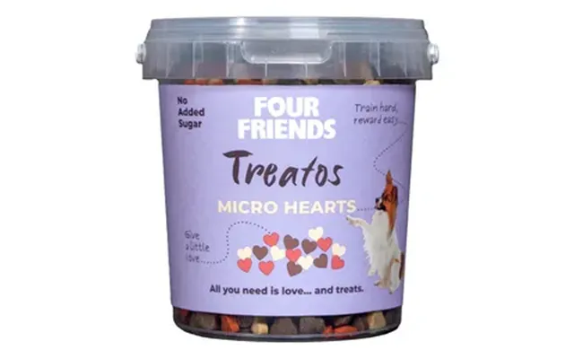 Fourfriends Treatos Micro Hearts - 500 G.