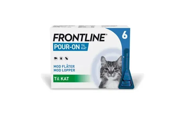 Frontline Pour-on Vet Kat - 6 Pipetter