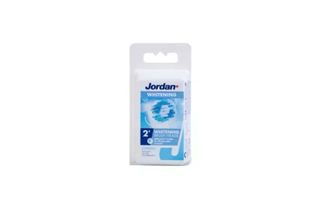 Jordan White Tandbørstehoveder - 2-pak
