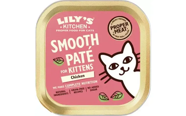 Lilyâ S Kitchen Vådfoder Til Killing, Smooth Paté With Chicken - 85 G