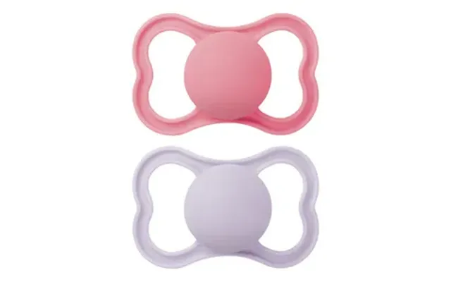 Mam Air Silicone Sut Pink Lilla 16-36 Mdr. - 2 Stk.