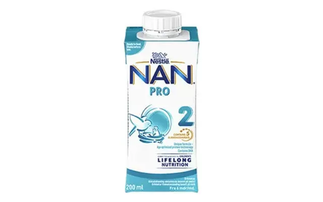 Nan Pro 2 Drikkeklar 6 Mdr. - 200 Ml.