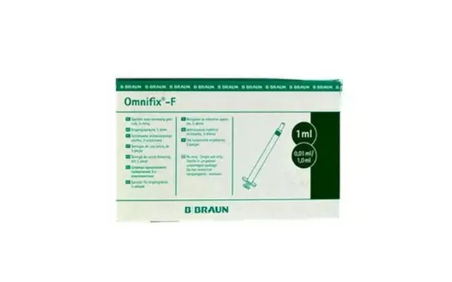 Omnifix Sprøjte Luer 1 Ml - 100 Stk.
