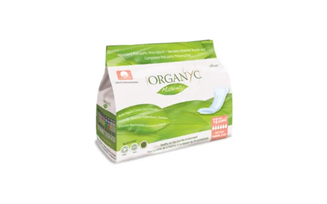Organyc Maternity Pads Efterfødselsbind - 12 Stk.