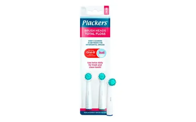 Plackers Total Floss Brush Heads - 2 Stk.