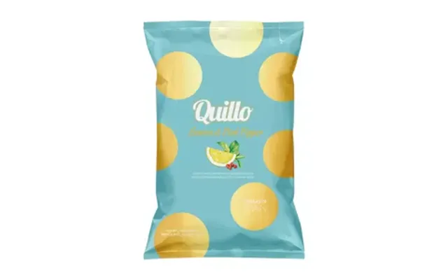 Quillo Lemon & Pink Peber Chips - 45 G