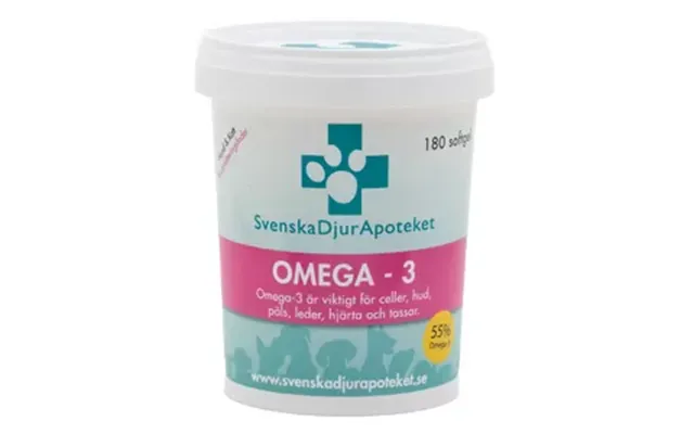 Svenska Djurapoteket Omega 3 - 180 Kapsler
