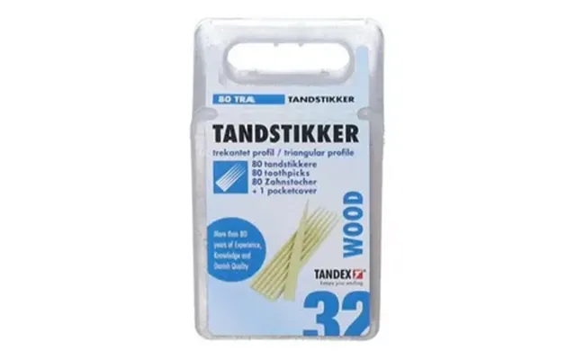 Tandex Tandstik Træ - 80 Stk.