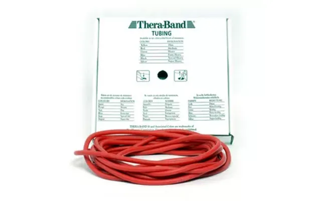 Theraband Rund Elastik 7,5m - Rød