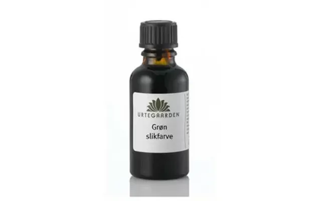 Urtegaarden Grøn Slikfarve - 30 Ml