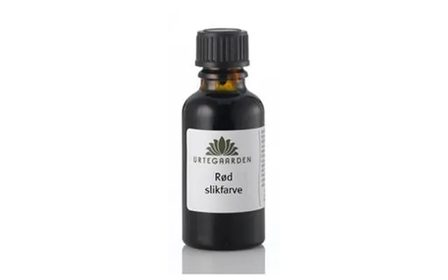 Urtegaarden Rød Slikfarve - 30 Ml