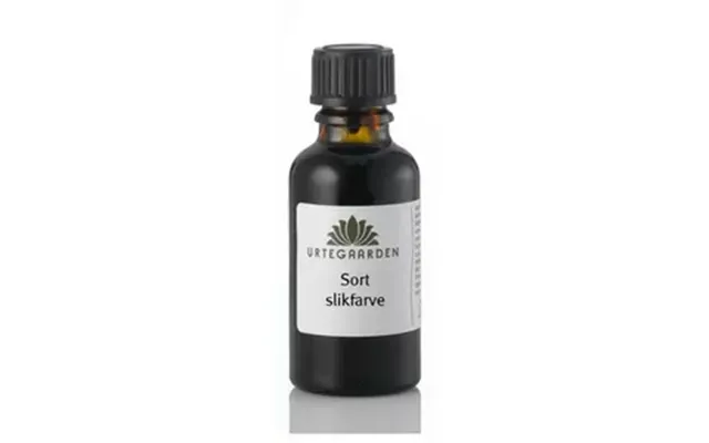Urtegaarden Sort Slikfarve - 30 Ml