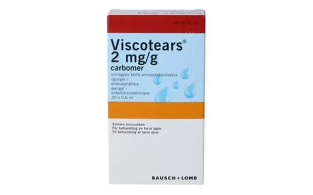 Viscotears Øjengel 2 Mg G - 30 Enkeltdoser