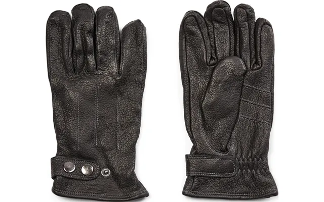 Connextion Læder Handsker Sort-medium