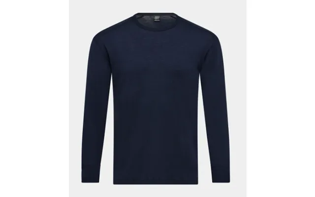 Jbs Uld Undertrøje Med Lange Ærmer Navy-small